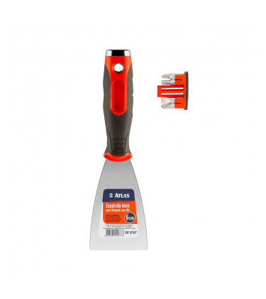 ESPATULA INOX 2,5 P/ DRYWALL COM BIT