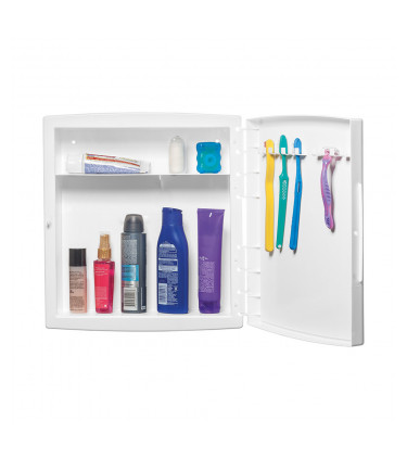 ARMARIO BANHEIRO 34X37X10,6CM PLAST BR