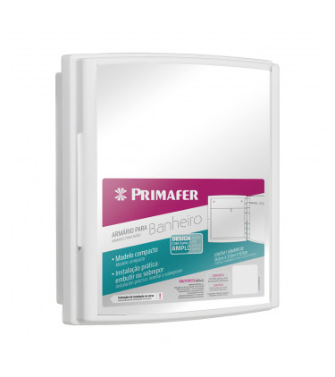 ARMARIO BANHEIRO 34X37X10,6CM PLAST BR